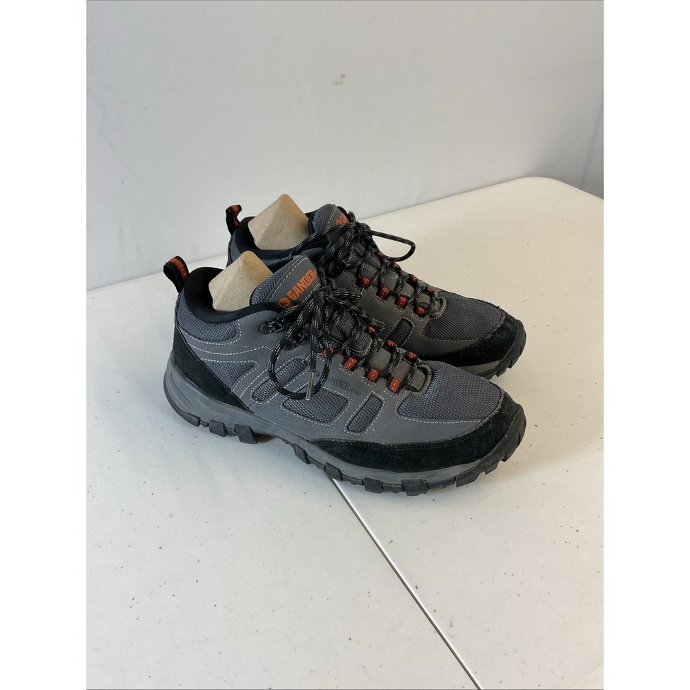 Gander Mountain Trail Climber Men's Gray Black Hiking Boots SZ 9.5M Outdoor Camp